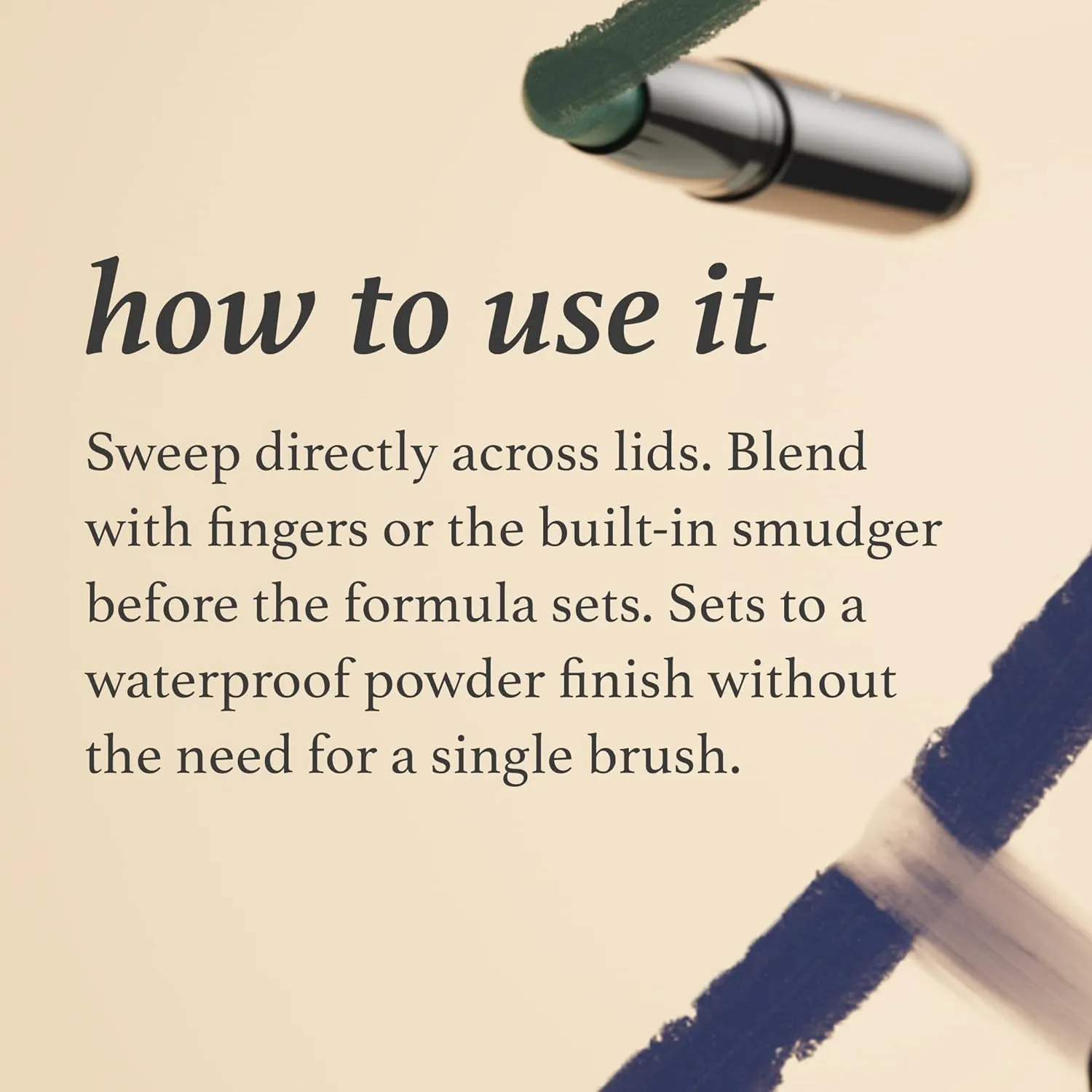 Julep Eyeshadow 101 Cream-to-Powder Waterproof Shadow Stick – Lilac Matte – Long-Lasting, Crease-Proof, Light Lavender Matte Cream Eyeshadow with Built-in Smudger