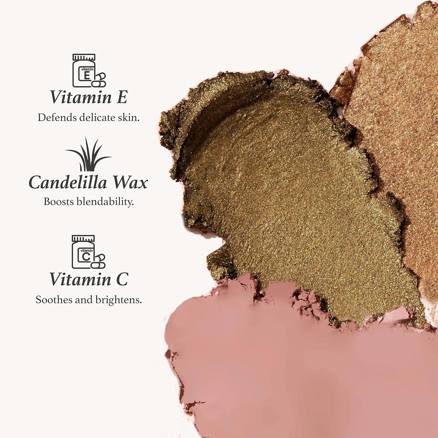 Julep Eyeshadow 101 Cream-to-Powder Waterproof Shadow Stick – Pearl Shimmer – Long-Lasting, Crease-Proof, Light Golden-Beige Shimmer Cream Eyeshadow with Built-in Smudger