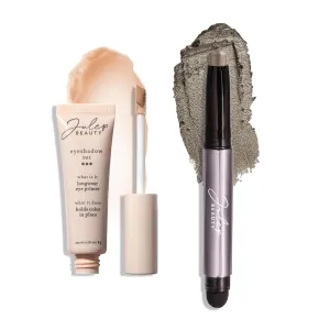Julep Eyeshadow 101 Longwear Primer and Galaxy Grey Shimmer Eyeshadow Stick Duo Set