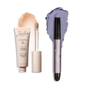 Julep Eyeshadow 101 Longwear Primer and Periwinkle Matte Eyeshadow Stick Duo Set