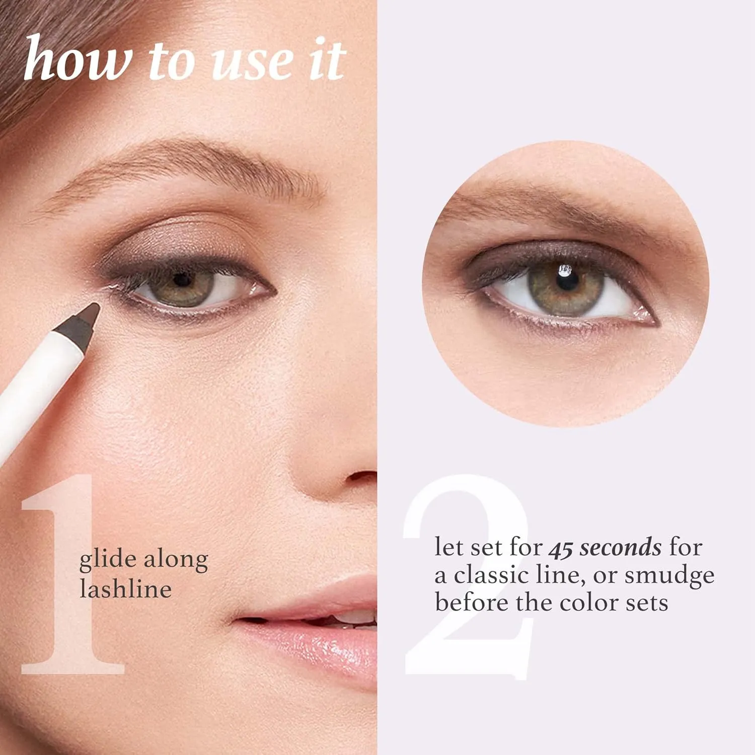 Julep Twice As Nice Eyeshadow Stick and Eyeliner Duo | Includes Eyeshadow 101 Creme-to-Powder Waterproof Shadow Stick, Sapphire Shimmer and All-Day Gel Eyeliner Pencil, Blackest Black