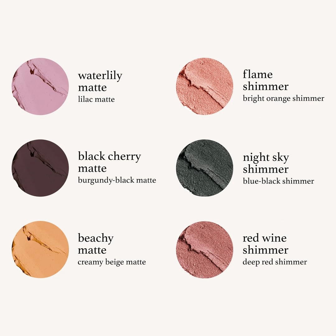 Julep Eyeshadow 101 Cream-to-Powder Waterproof Shadow Stick – Black Cherry Matte – Long-Lasting, Crease-Proof, Rich Toned Burgundy Matte Cream Eyeshadow with Built-in Smudger