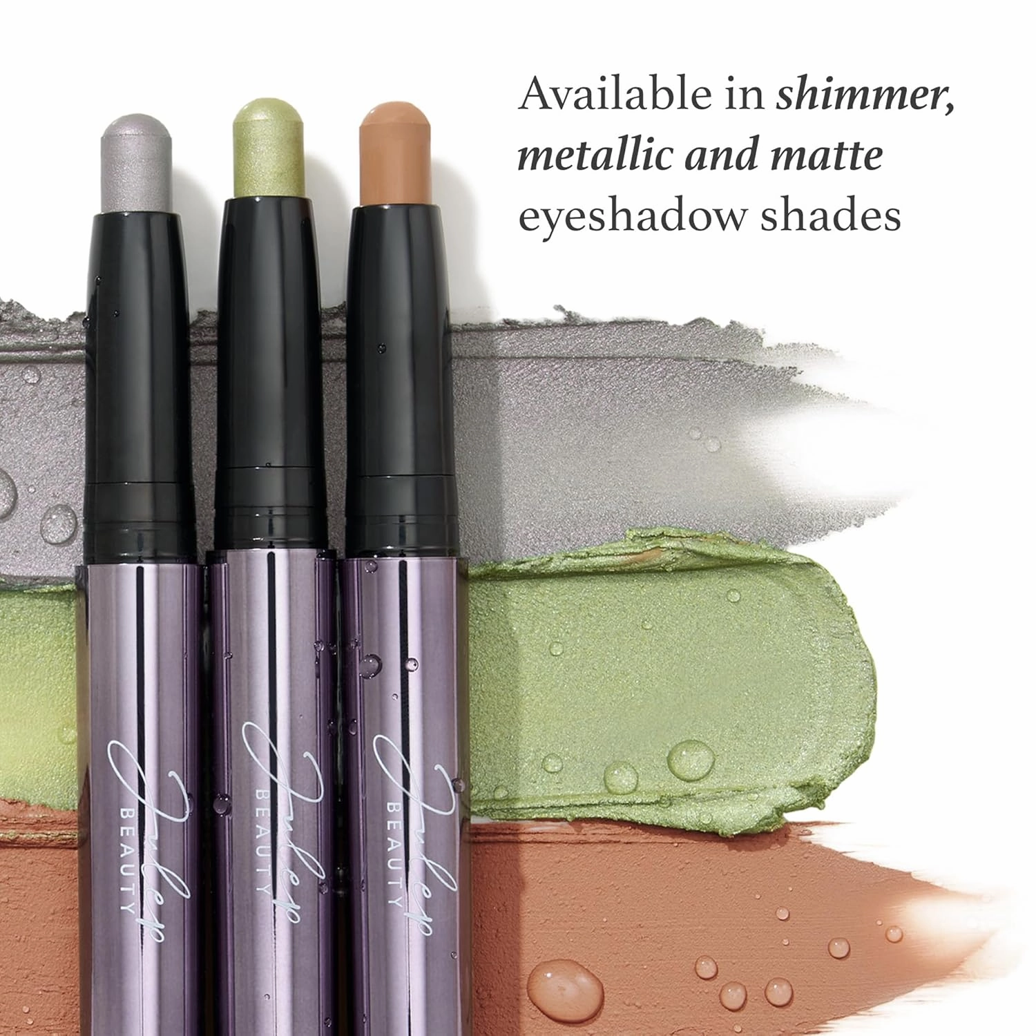 Julep Eyeshadow 101 Cream-to-Powder Waterproof Shadow Stick – Red Wine Shimmer – Long-Lasting, Crease-Proof, Warm Red Shimmer Cream Eyeshadow with Built-in Smudger