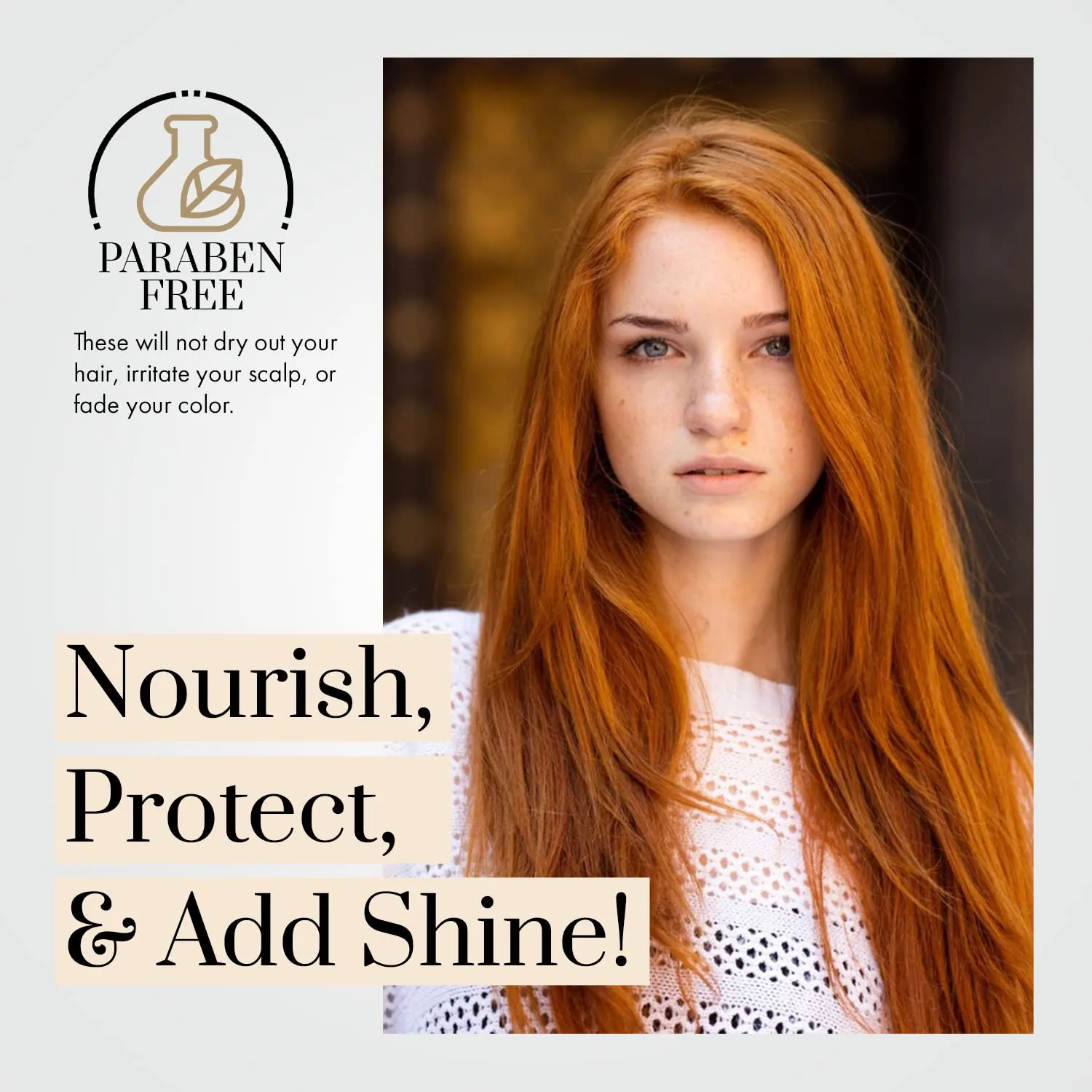 Just for Redheads Dream Shampoo and Leave In Conditioner Duo - Complete Hair Care Products for Red Hair - Volumizing Shampoo and Conditioner Treatment, Natural or Red Dye Hair