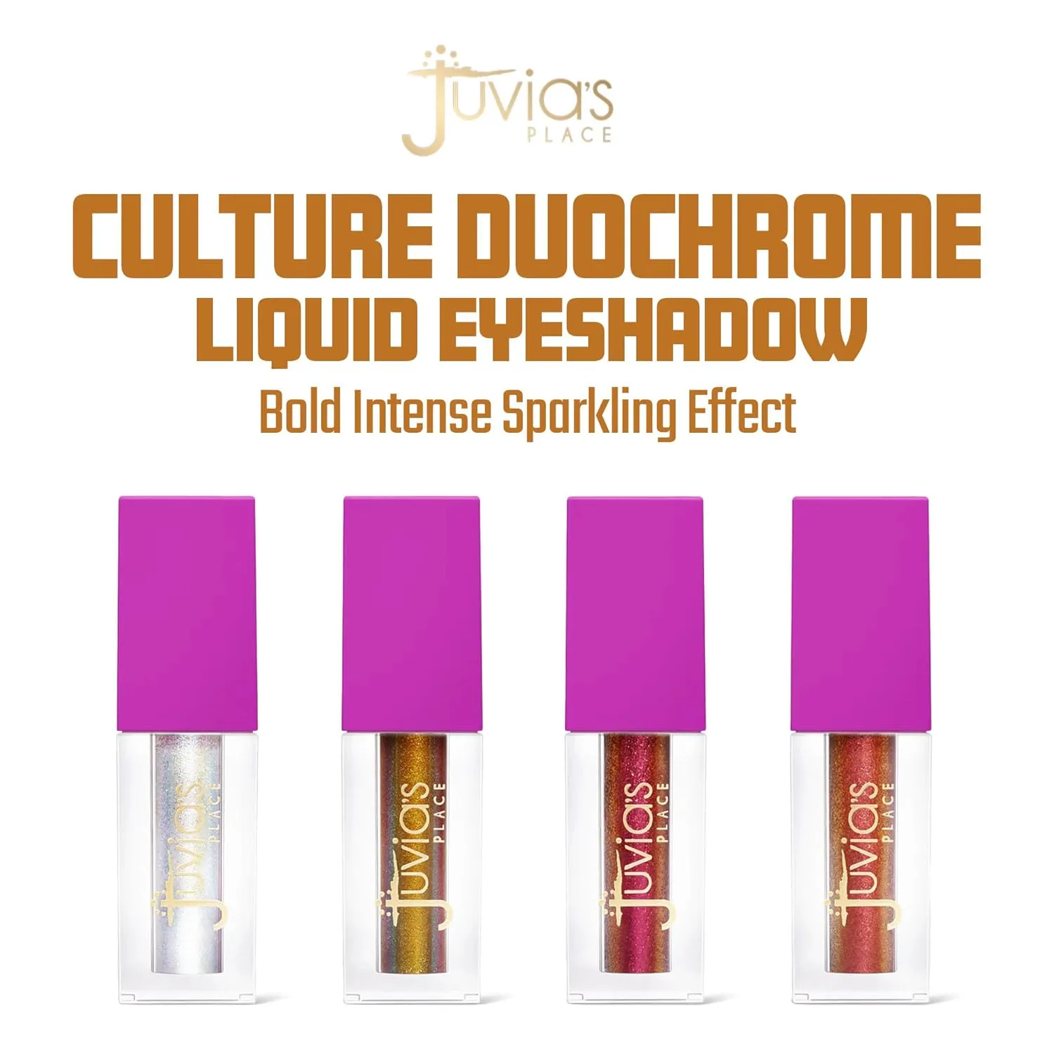 Juvia's Place Culture Duochrome Liquid Eyeshadow - Multi-colored Sparkly Makeup for Eyes, Women's Glitter Makeup Kit Addition (Fula)