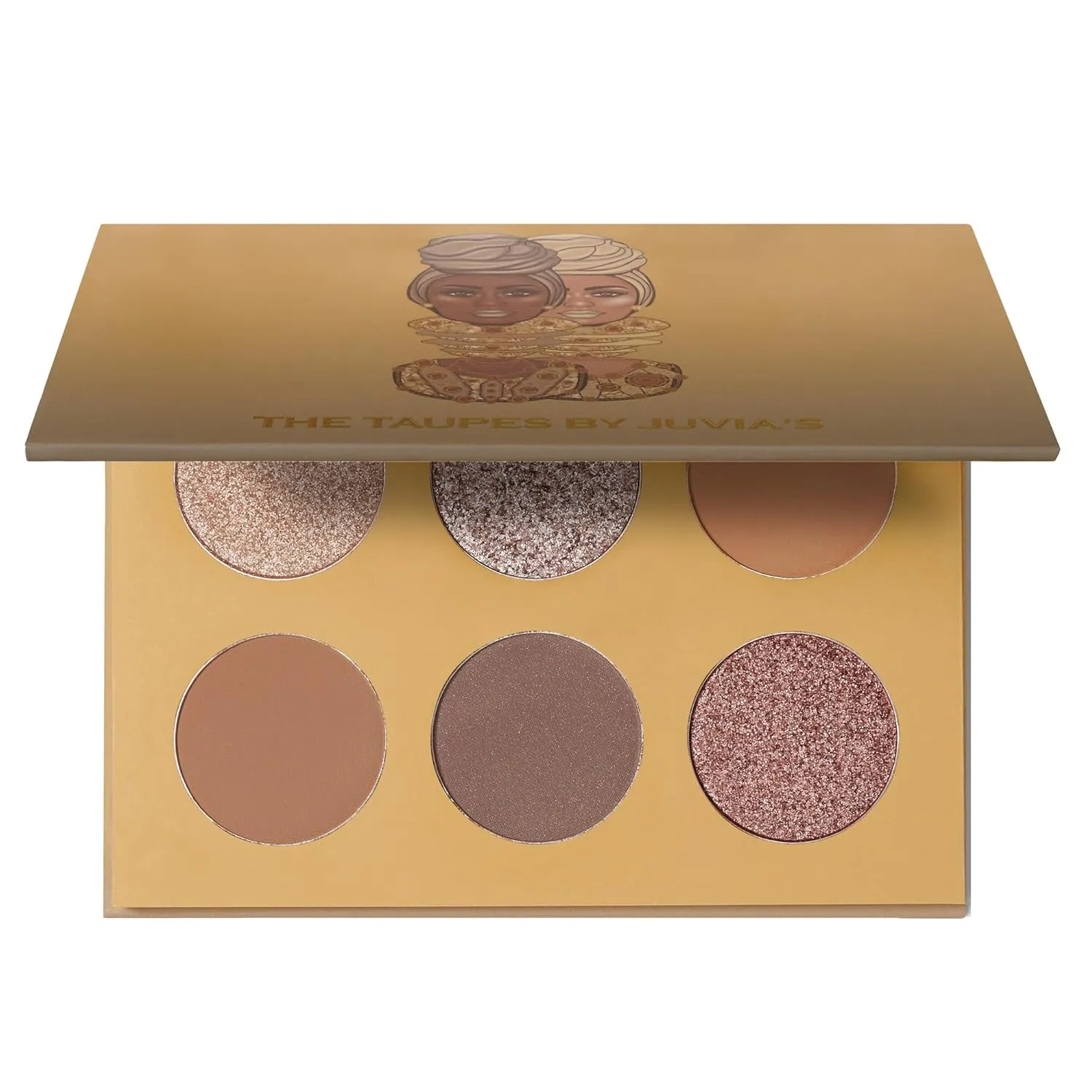 Juvia's Place Palette The Taupes - Nude Shades with Deep Browns, Shades of 6, Professional Eye Makeup, Pigmented Palette, Makeup Palette for Eye Color & Shine