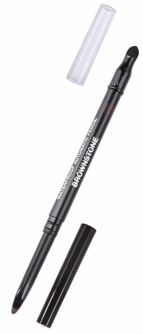 JUVITUS Indelible Automatic Pencil Eyeliner - Waterproof - 0.01 oz. - Paraben-free, Gluten-free, Vegan (Brownstone)