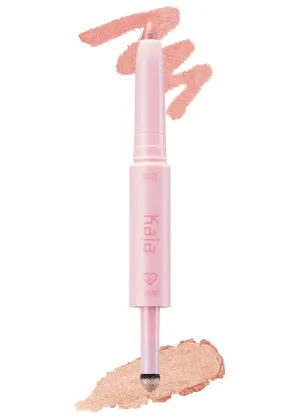 Kaja Eyeshadow - Wink Dazzle 03 Peach Sprinkle (Shimmer) | Glitter, Smudge Proof, Creamy Formula, Vegan, Cruelty-Free, Creamy, Blendable, High Pigmentation Shimmer Stick, Long Lasting, Waterproof