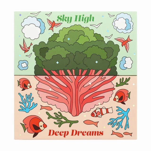 Kara SKY HIGH, DEEP DREAMS SHADOW, Blush & Highlight Palette