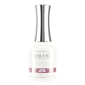 KIARA SKY Gel Polish DiamondFX Reflective Glitter Soak Off with Sparkle Diamond dust effect 0.5 fl oz, Aurora (purple)