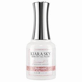 KIARA SKY Gel Polish DiamondFX Reflective Glitter Soak Off with Sparkle Diamond dust effect 0.5 fl oz, Velvet Crush (purple)