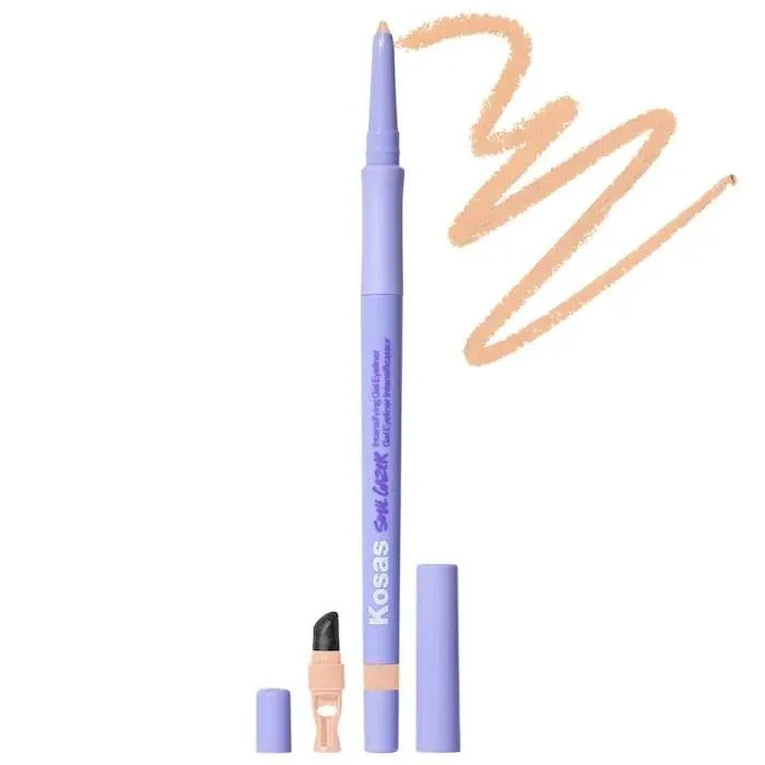 Kosas Soulgazer Intensifying Waterproof Gel Eyeliner - Gravitate (creamy beige matte). Bonus Premium Korean Sheet Masque with Collagen