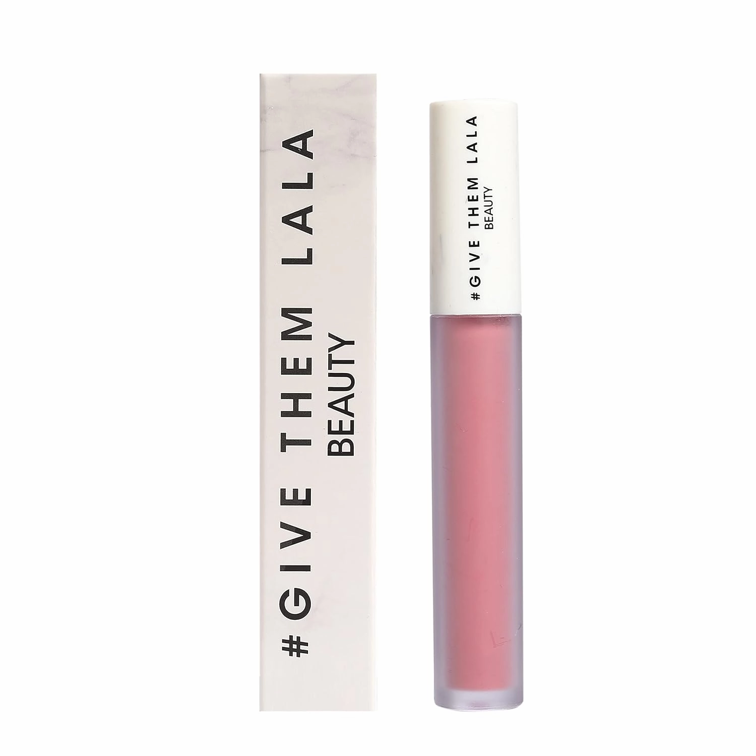 LALA Matte Lipstick - Cushion Cream Lipstick For Women - Nude Color - Lightweight and Long Lasting - Cruelty Free - Satin Soft, Non-Drying Matte Finish