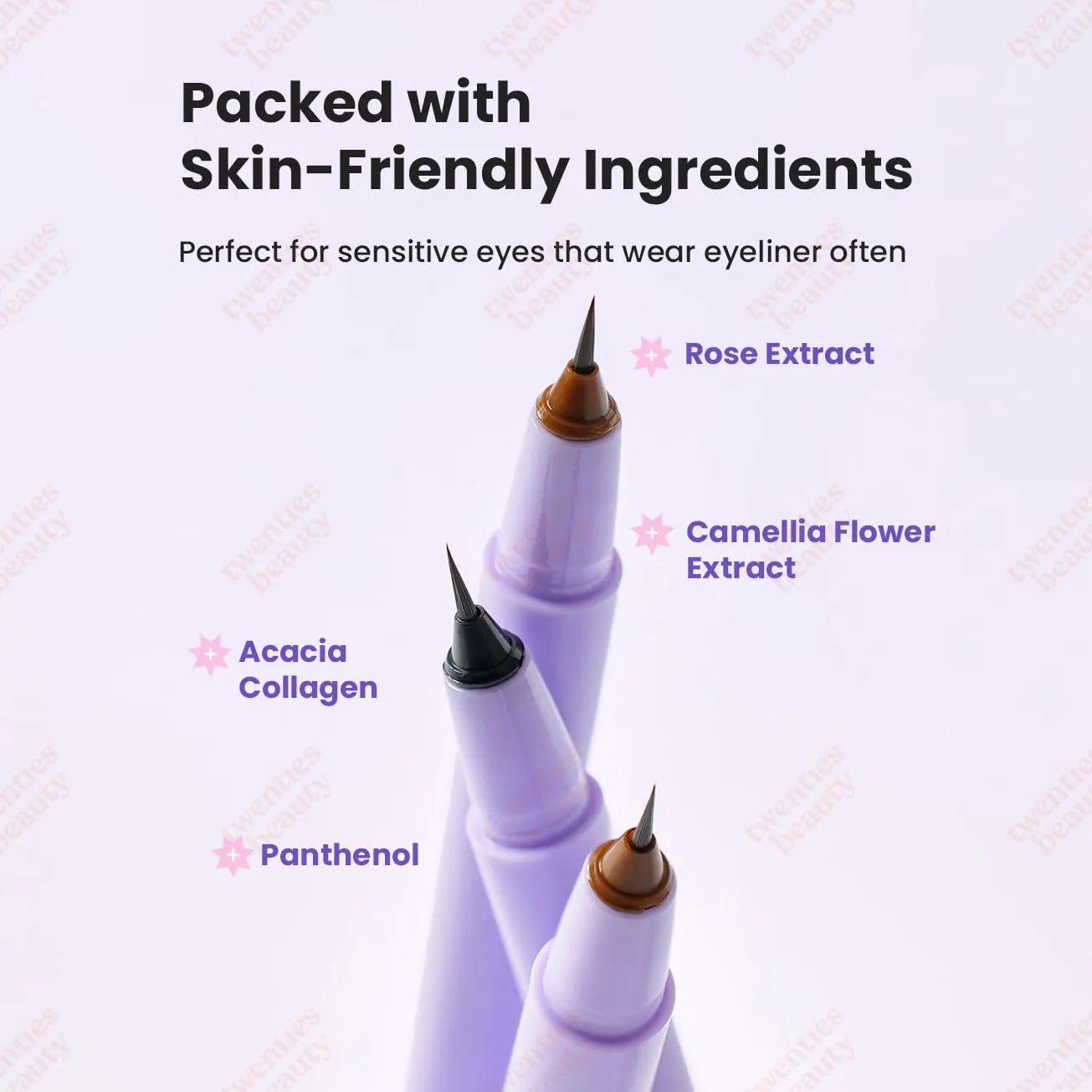 LALACHUU Skinny Tip Liner Eyeliner - 0.1mm Ultra-Fine Brush for Precise Lines, Long-Lasting, Smudge-Proof, Waterproof Eyeliner 0.5g for All-Day Wear - K-Beauty Made in Korea (COCOA BROWN, 0.5g)