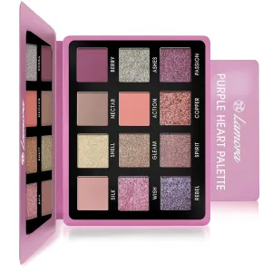 Lamora Nude Pink Eyeshadow Palette - 12 Rose Highly Pigmented Shimmer & Matte Shades - Travel Size Makeup Palette with Mirror