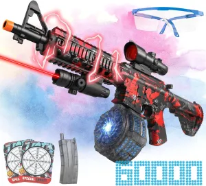 Large Electric Gel Splat Blaster, Automatic and Manual with 60,000 Gels
