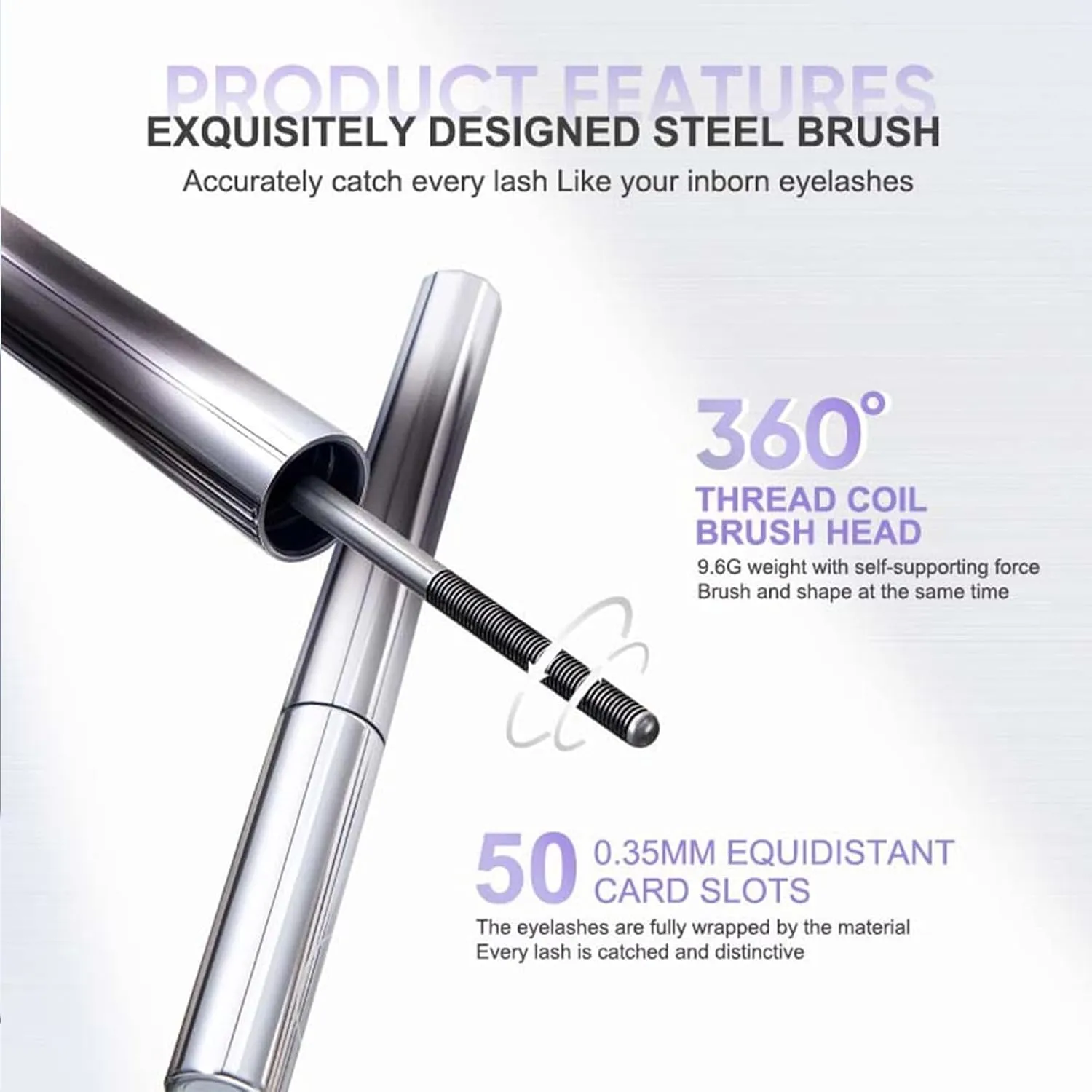 Lash Mascara Black Waterproof - Volume and Length - Tubing Mascara Long Lasting Curling, Non-Clumping, 3D Curling Eyelash Iron Mascara with Ultra-Precise Brush, Gift For Women