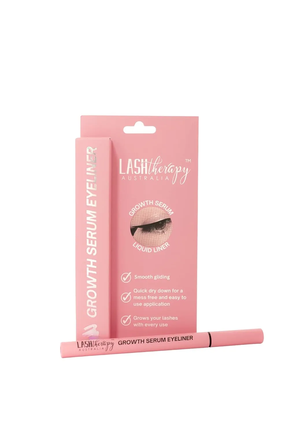 Lash Therapy Australia Growth Serum Eyeliner, Smudge Proof, Quick Dry Eye Liner, Long Lasting Liquid Eyeliner, Black Eyeliner Pen, Eyeliner Liquid Liner, Waterproof Eyeliner