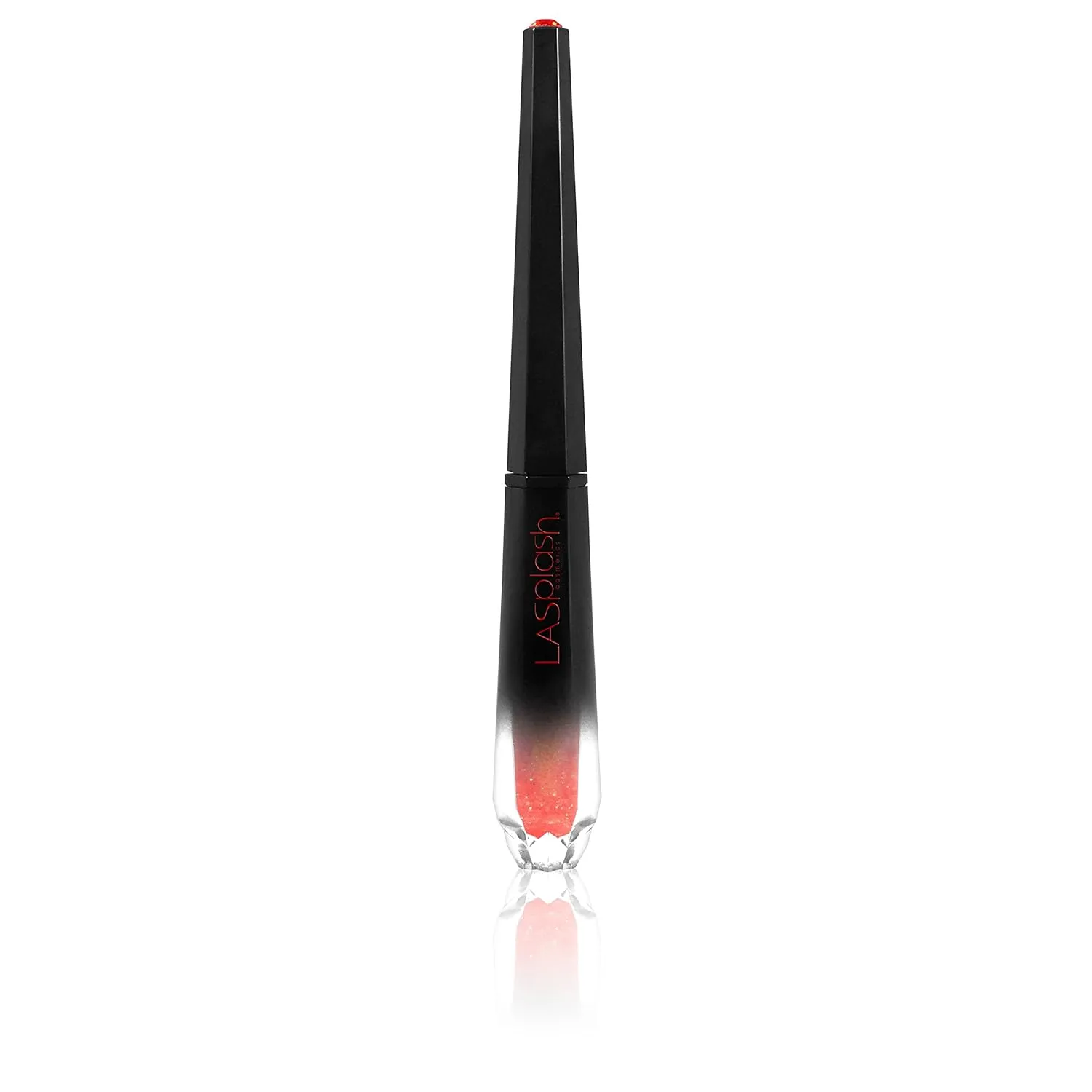 LASplash Cosmetics Glitter & Glow Smudge-Proof Wickedly Divine Liquid Eye Liner (Cora Glitter - Coralina)