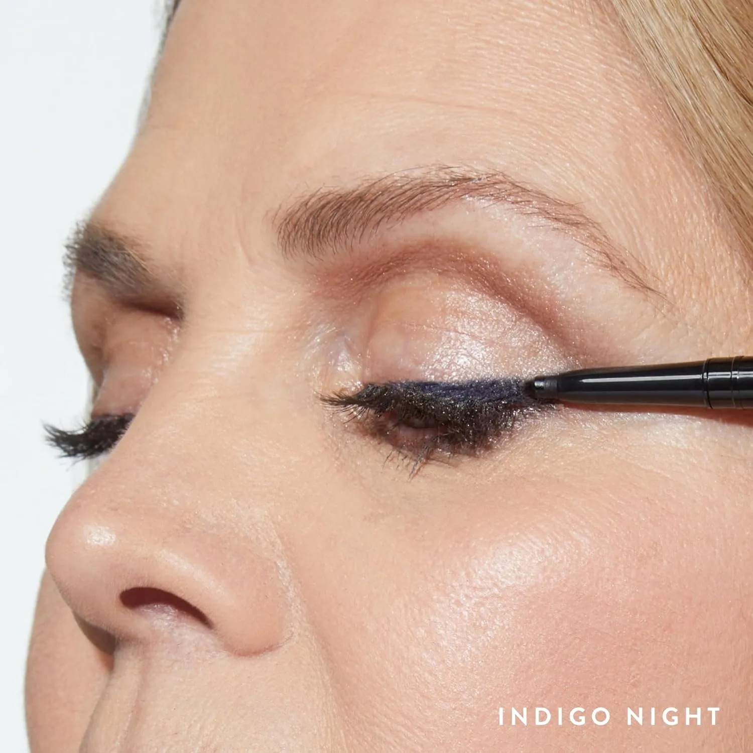 LAURA GELLER NEW YORK INKcredible Gel Eyeliner - Indigo Night - Waterproof Smudge-proof Eyeliner Pencil - Built in Sharpener