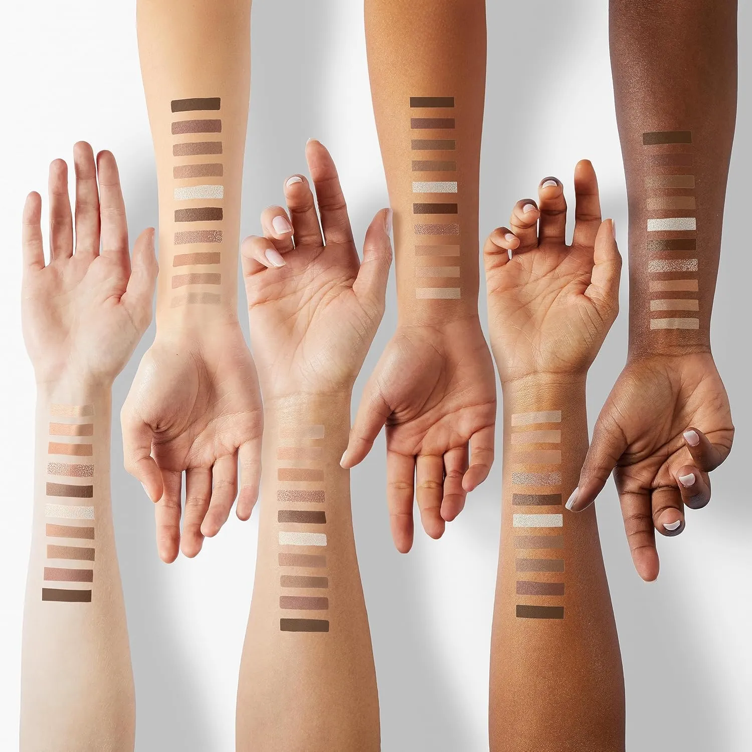 lilybyred Mood keyboard eyeshadow palette | Soft neutral ash color, Long-Wearing, glitter, Clear watercolor | Palette With Easy Color Matching For All | K-beauty (01#Ash Cinnamon)