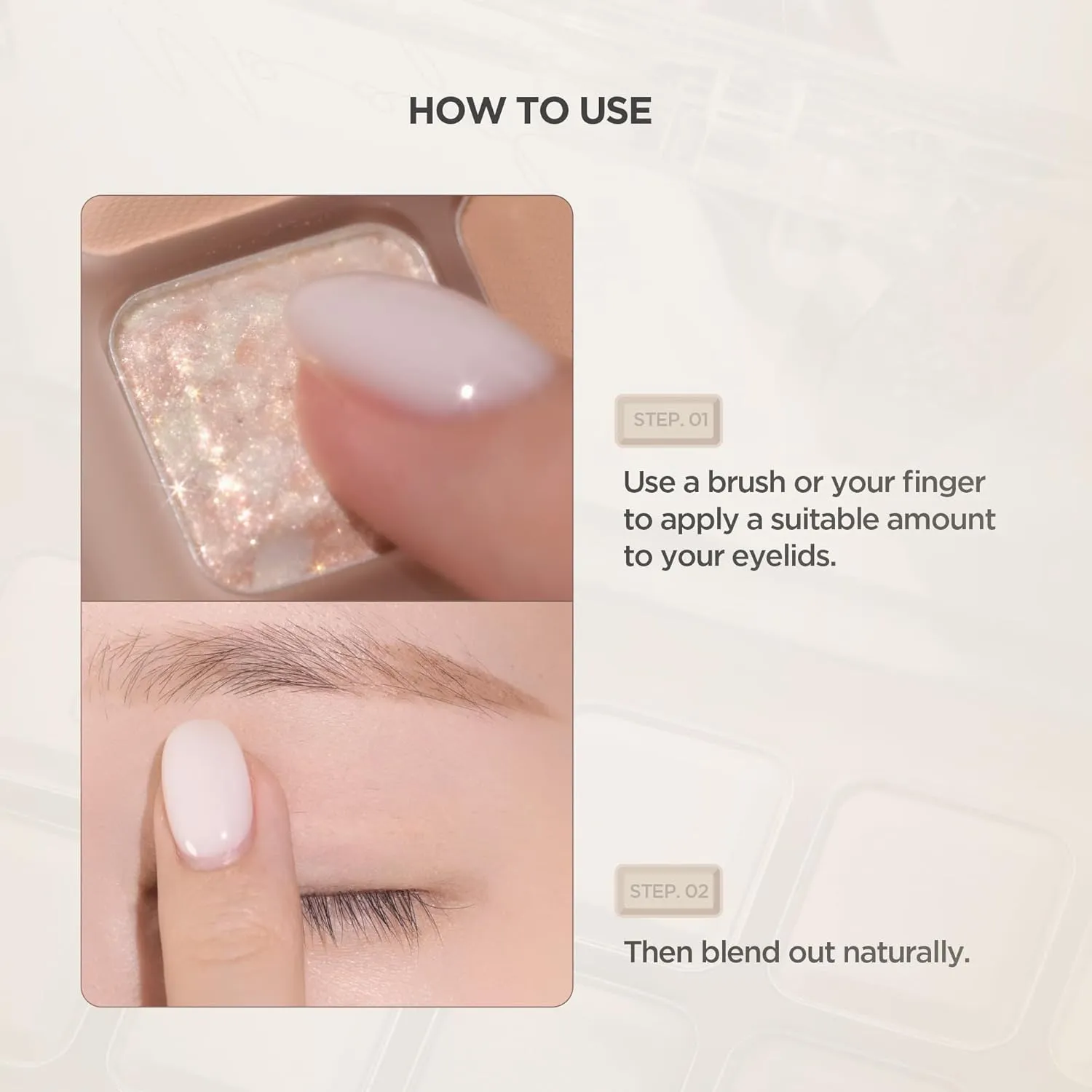 lilybyred Mood keyboard eyeshadow palette | Soft neutral ash color, Long-Wearing, glitter, Clear watercolor | Palette With Easy Color Matching For All | K-beauty (01#Ash Cinnamon)