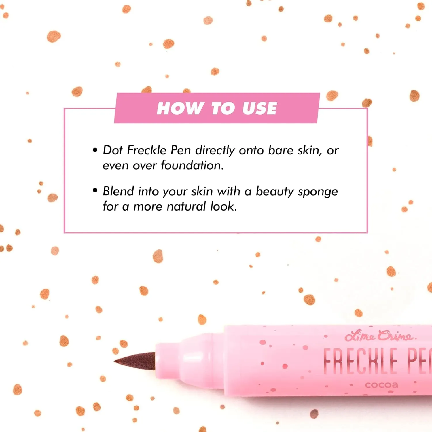 Lime Crime Freckle Pen - Cocoa, Medium Brown