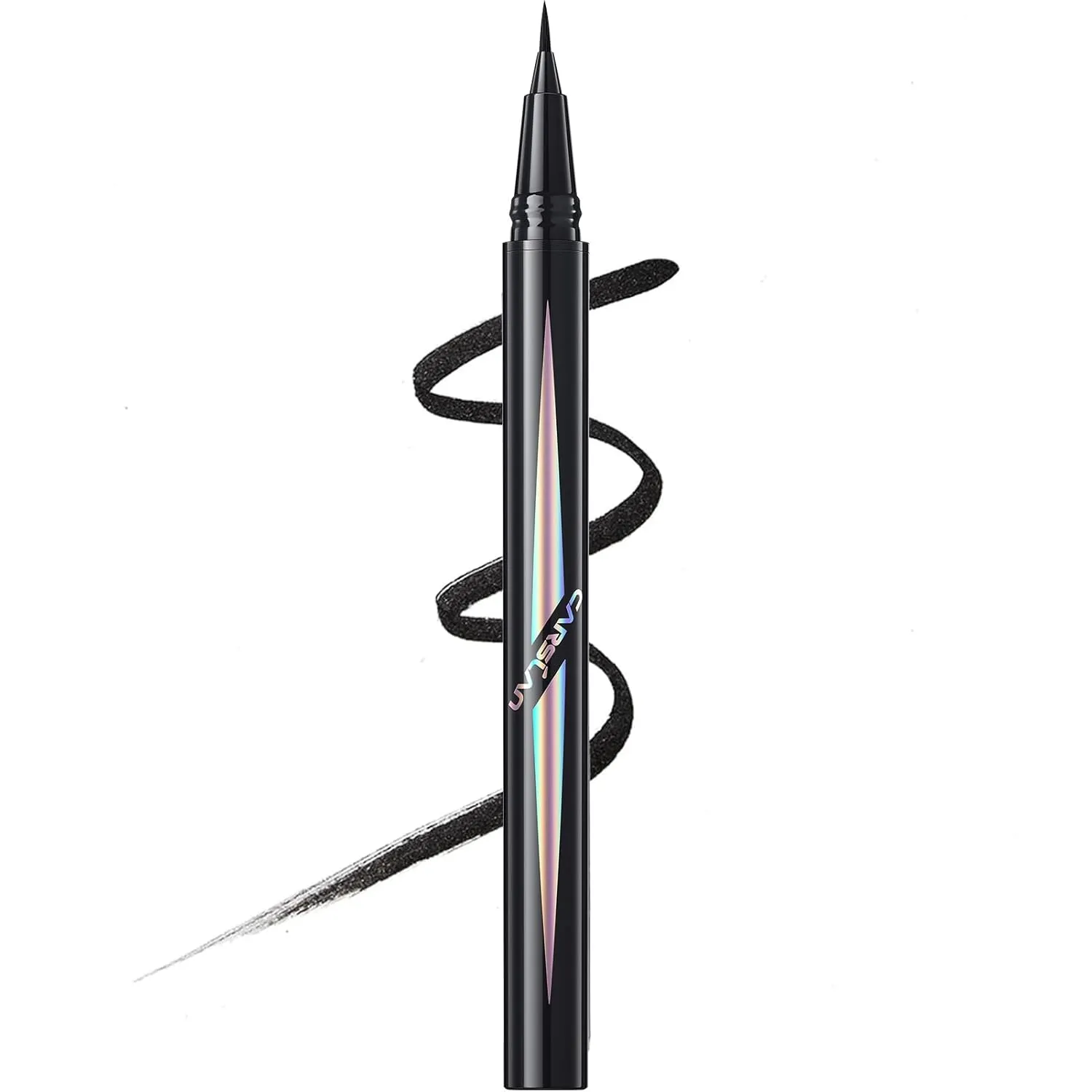 Liquid Eyeliner, Black Eyeliner Liquid Liner, 12H Longlasting Eyeliners, Waterproof & Smudgeproof High Pigmented Eyeliners for Eye Makeup, Black, 1 count