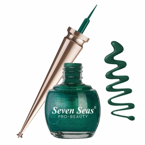 Liquid Color Eyeliner - 5ml | Waterproof | Smudgeproof | Long Lasting | Eyeliner for Women (Pearl Green)
