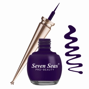 Liquid Color Eyeliner - 5ml | Waterproof | Smudgeproof | Long Lasting | Eyeliner for Women (Purple)