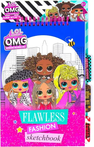 L.O.L. Surprise! Double Feature Super Sketch & Create, 350  Piece Art Activity Set, Includes Coloring Pages, Crayons, Gel Pens, Markers by Horizon Group USA