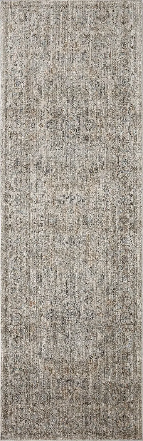 Loloi Jean Stoffer Katherine Collection KES-03 Beige/Mist 2'-7" x 12'-0", .25" Pile Height, Runner Rug