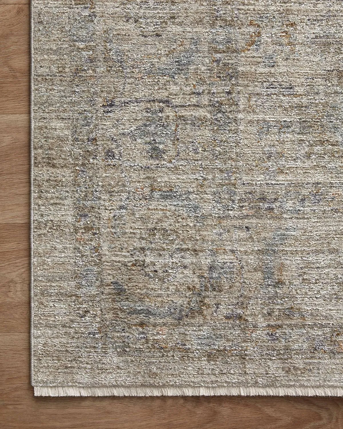 Loloi Jean Stoffer Katherine Collection KES-03 Beige/Mist 2'-7" x 12'-0", .25" Pile Height, Runner Rug