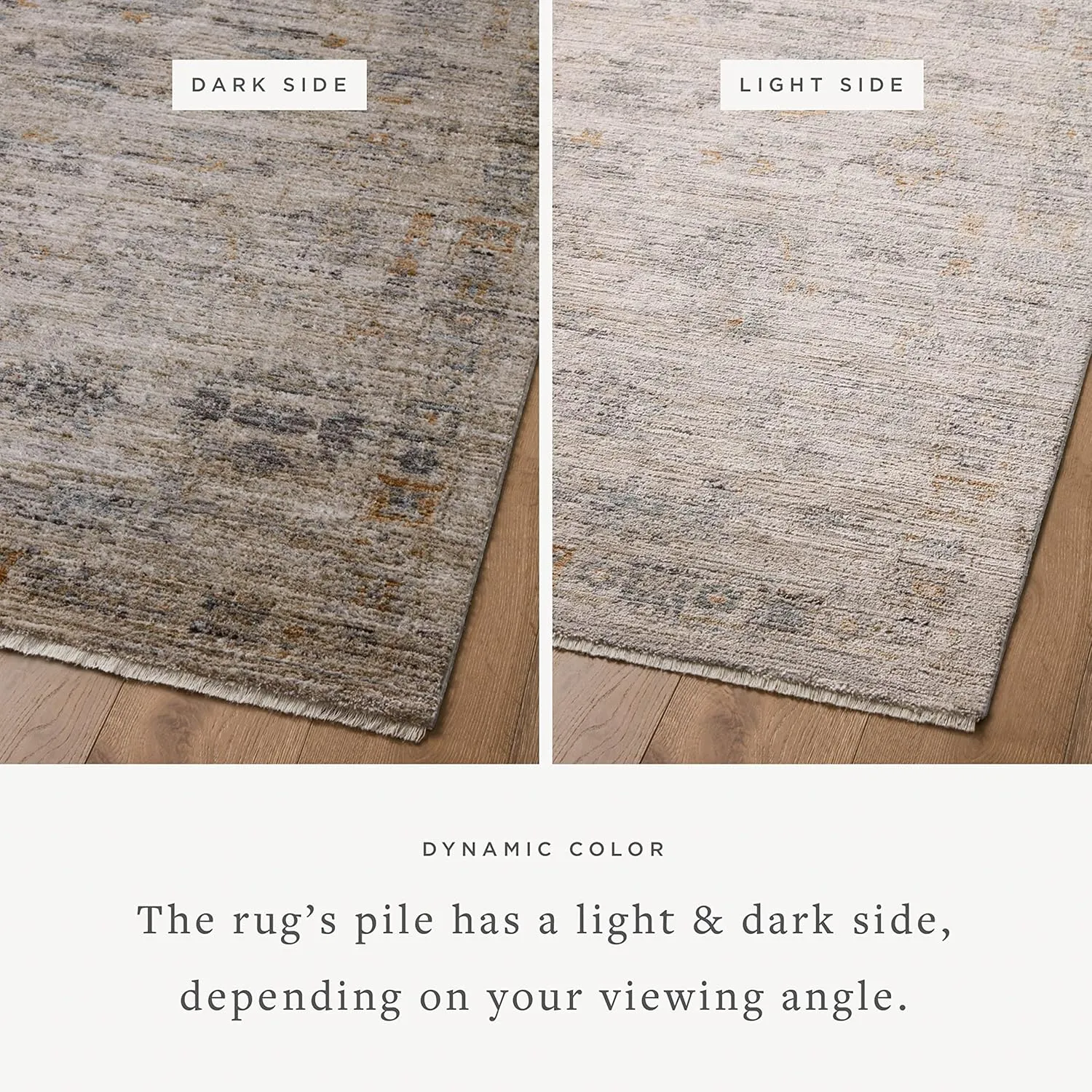 Loloi Jean Stoffer Katherine Collection KES-04 Pebble/Ocean 11'-6'' x 15'-7'', .25" Pile Height, Area Rug
