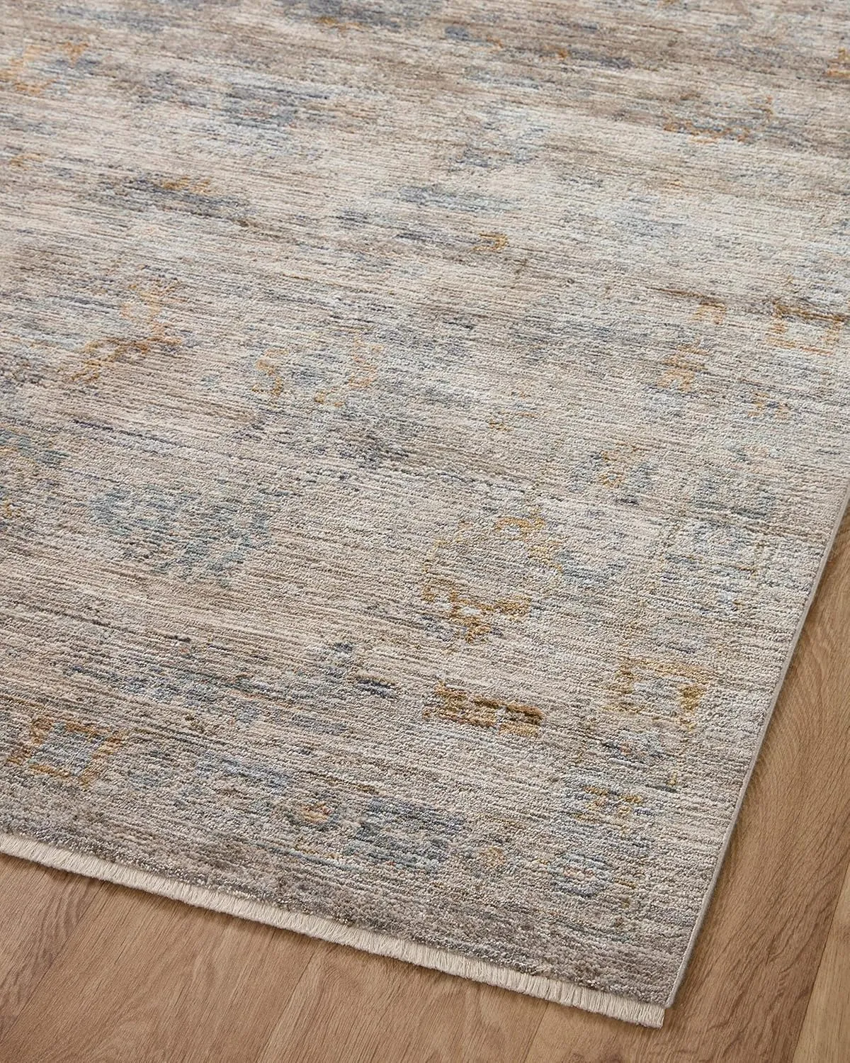 Loloi Jean Stoffer Katherine Collection KES-04 Pebble/Ocean 11'-6'' x 15'-7'', .25" Pile Height, Area Rug