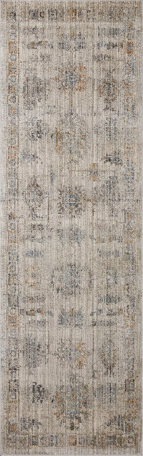 Loloi Jean Stoffer Katherine Collection KES-04 Pebble/Ocean 11'-6'' x 15'-7'', .25" Pile Height, Area Rug