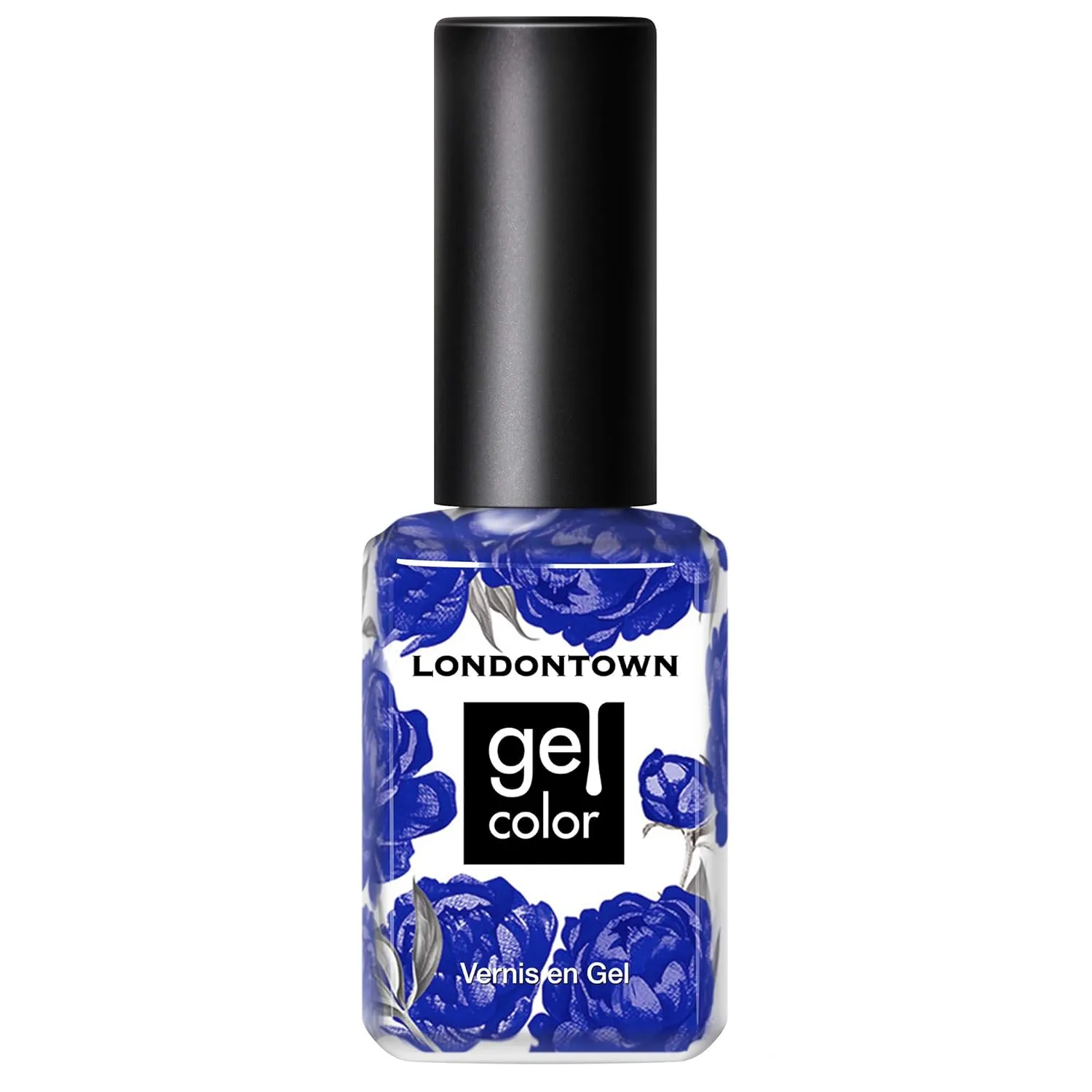 LONDONTOWN UV/LED Gel Nail Polish - Long Lasting, Chip Resistant High Shine Color - Glossy Royal Blue, Cocktail Hour, 12ml/.40fl oz