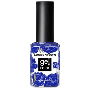 LONDONTOWN UV/LED Gel Nail Polish - Long Lasting, Chip Resistant High Shine Color - Glossy Royal Blue, Cocktail Hour, 12ml/.40fl oz