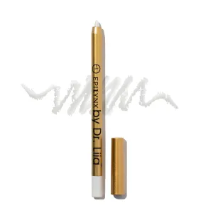Long Lasting Glide-On Gel Eyeliner Pencil | Gluten-Free, Hypoallergenic, Vegan | 1.2ml | Moonlight White Shimmer by Dr. Liia