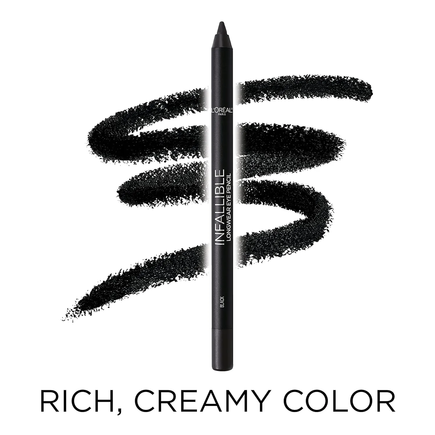 L’Oréal Paris Original Voluminous Mascara Makeup Set, Includes Building Volume and Length Mascara and Infallible Eyeliner, Blackest Black, 1 Kit