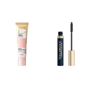 L'Oreal Paris Age Perfect Face Primer and Voluminous Original Volume Building Mascara, 0.26 Fl Oz