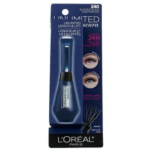 L'Oreal Paris Makeup Unlimited Lash Lifting and Lengthening Waterproof Mascara, Blackest Black