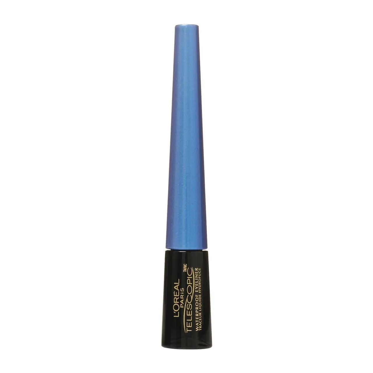 L'Oreal Telescopic Waterproof Precision Liquid Eyeliner, Black [800] 0.06 oz (Pack of 2)