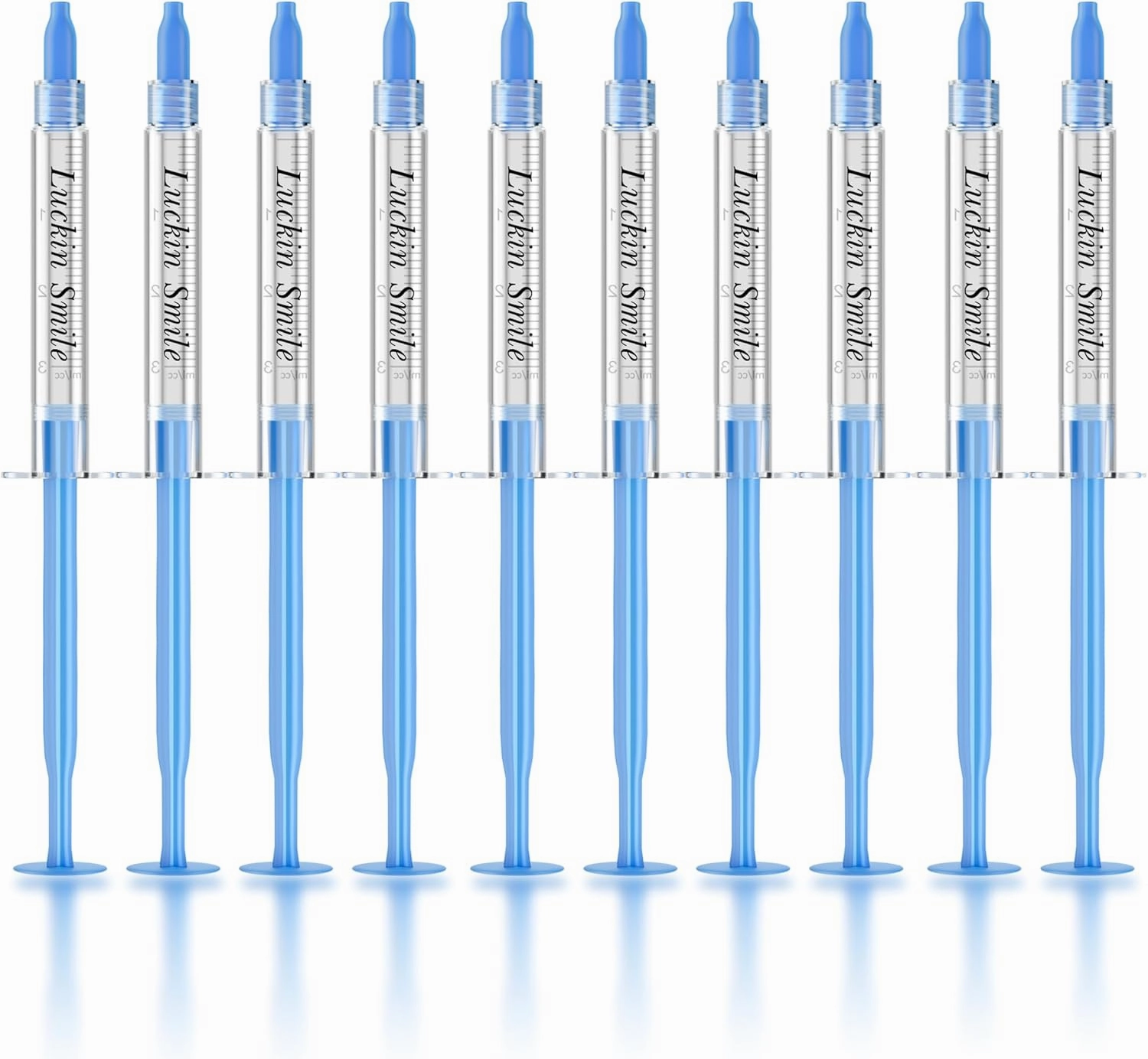 LUCKIN SMILE 10pcs Teeth Whitening Gel Refill with 35% Carbamide Peroxide Suitable for Sensitive Teeth Whitening, Teeth Whiteners Used in Conjunction with Teeth Whitening Kits