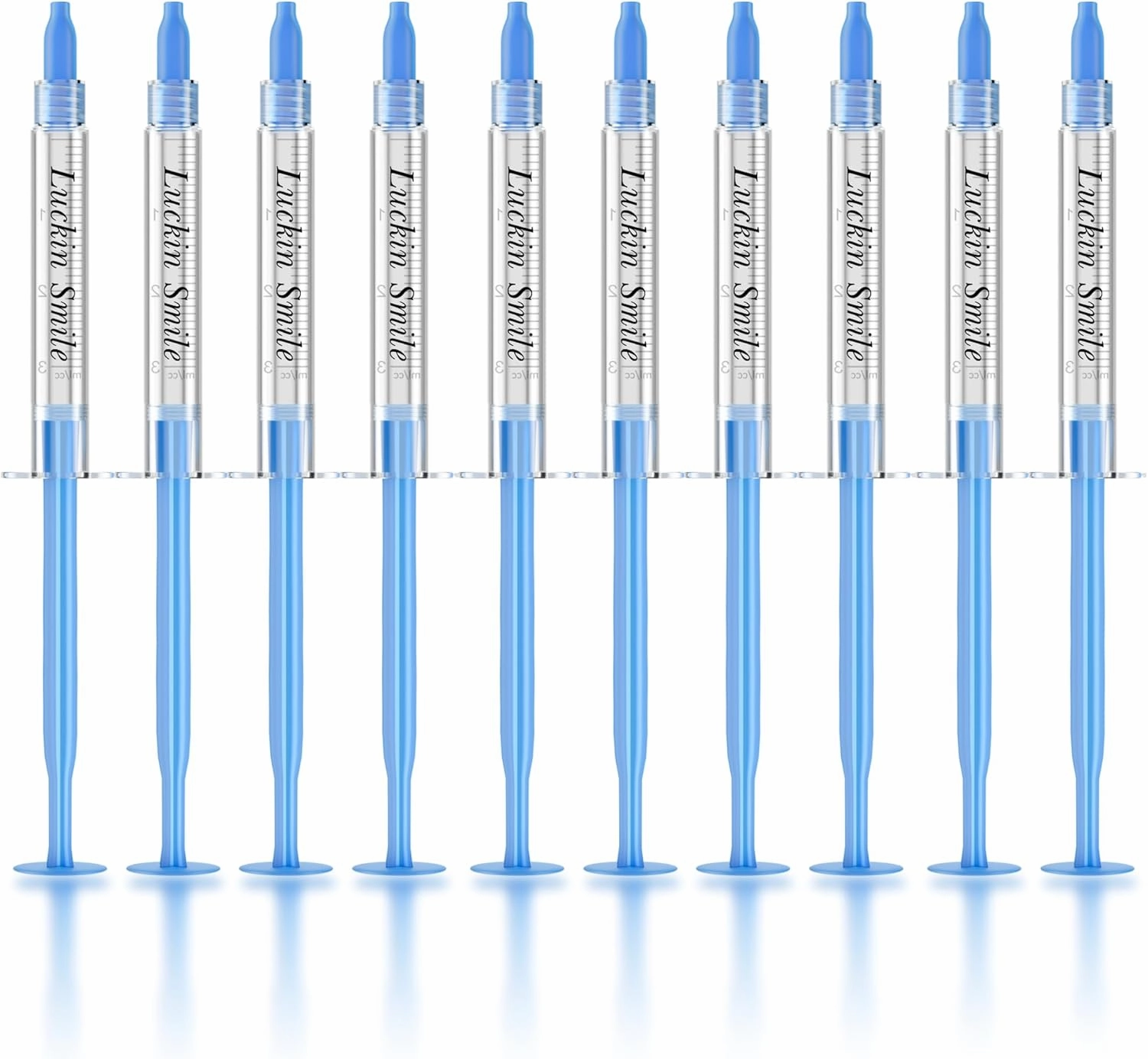 LUCKIN SMILE 10pcs Teeth Whitening Gel Refill with 35% Carbamide Peroxide Suitable for Sensitive Teeth Whitening, Teeth Whiteners Used in Conjunction with Teeth Whitening Kits