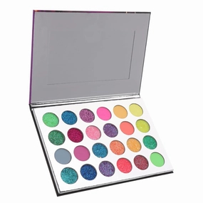 Luminous Eye Shadow Palette 24 Colors Glittery Eyeshadow Gothy Halloween Makeup
