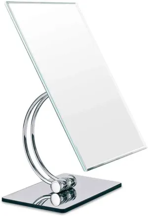 LXB Makeup Small Mirror,Square Makeup Mirror Desktop Mirror High-End Mirror Desktop Mirror Counter Cosmetic Mirror Desktop Large Mirror Adjustable Angle Hd Mirror