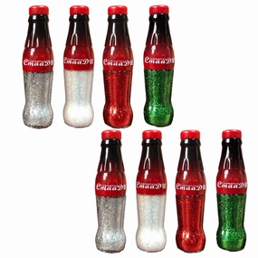 Magik 4-8 Pack Colorful GLITTER Liquid Eyeliner Set Matte Neon Waterproof (8 Pack(2 Ea), Red Green Silver White)