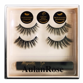 Magnetic Eyelashes with Eyeliner: 60 Wears of Reusable Volume Faux Mink Magnetic Lashes, Dramatic Medium Cat Eye Style, Cruelty-Free & Vegan