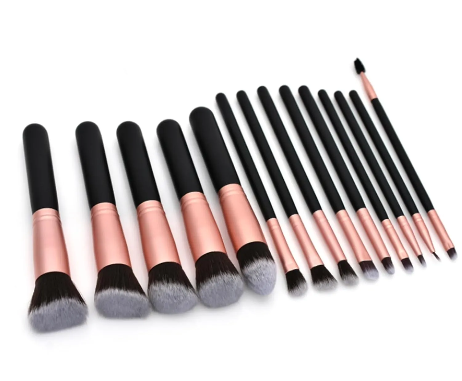 Make Up Brushes Set Makeup Brush Set 14 Pieces Soft Bristle Brushes For Eyeshadow Blush Contour Brush Makeup Tools Set(Gold matte-Brush Pack)